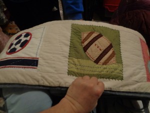 Pottery Barn Kids Sports Crib Bumper Guc Customer Return Ebay