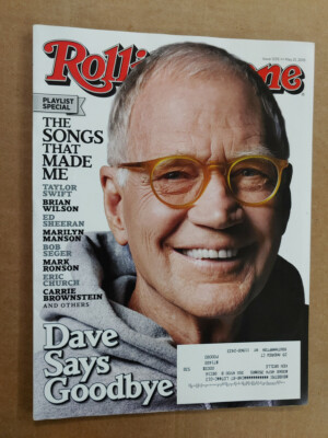 Rolling Stone Magazine May 21, 2015 David Letterman Says Goodbye M412