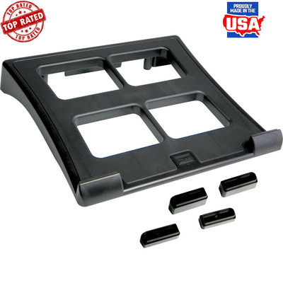 Adjustable Laptop Stand Ergonomic Design W/ Cable Management Non-Skid Feet New