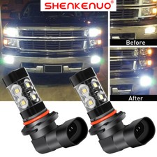 LED Fog Light Bulb H10 9145 9140 White WG For Ford F150 F250 F350 2004 2005-2021