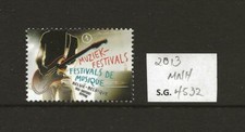 2013 Belgium Music Festivals SG4532 Unmounted mint
