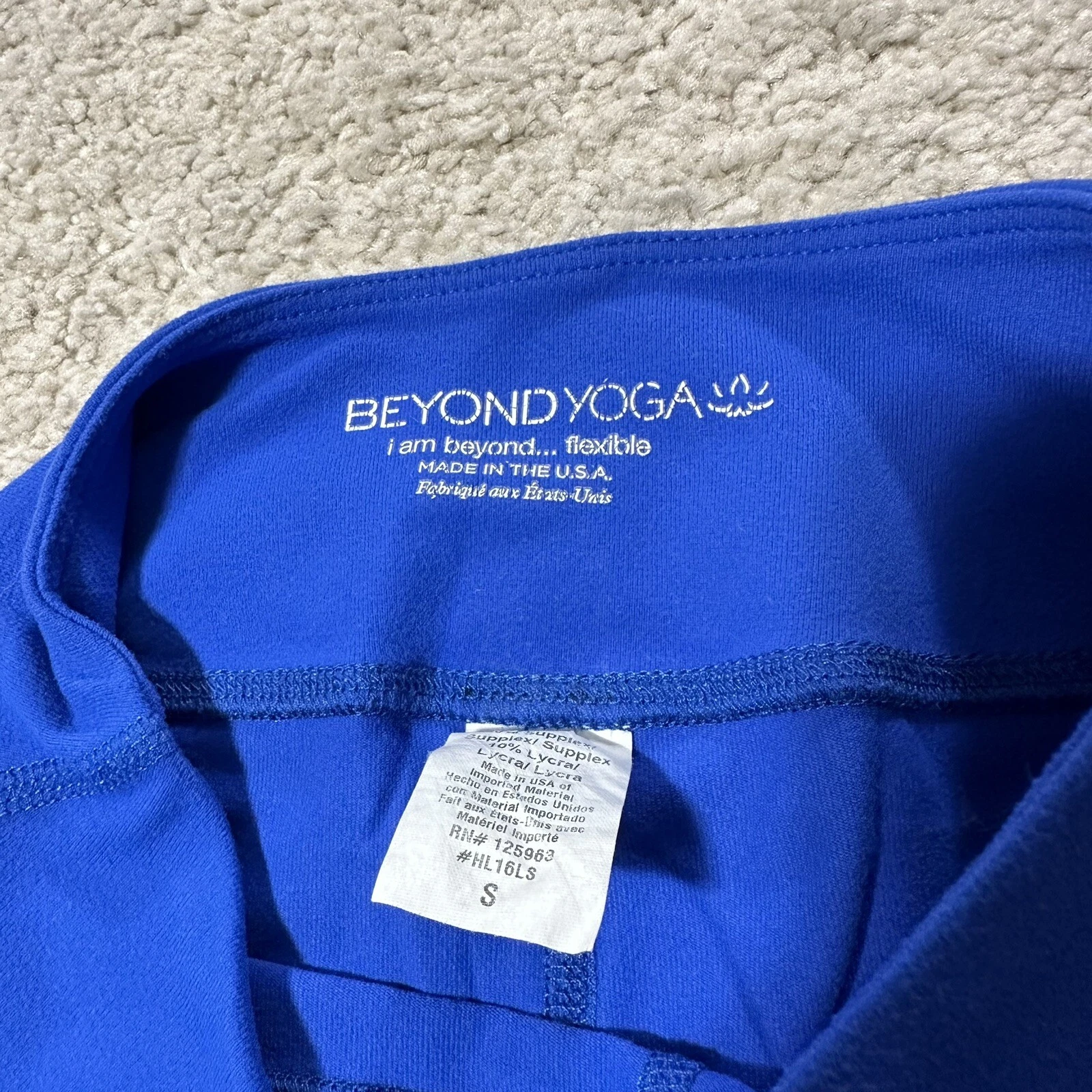 beyond-yoga mid waist stretch skinny leggings