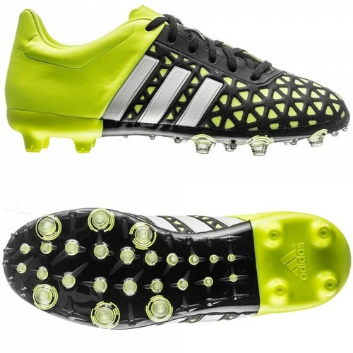 Botas de fútbol americano Adidas Kids Ace 15.1 FG amarillas negras B32855 precio de venta sugerido por el fabricante eBay
