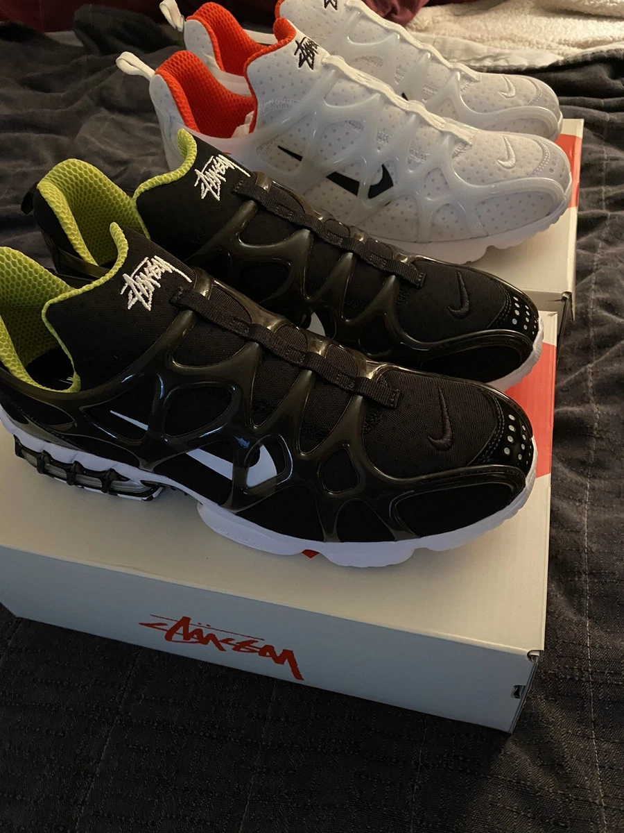 NEW Nike x Stussy Air Kukini Spiridon Cage White & Black Pairs