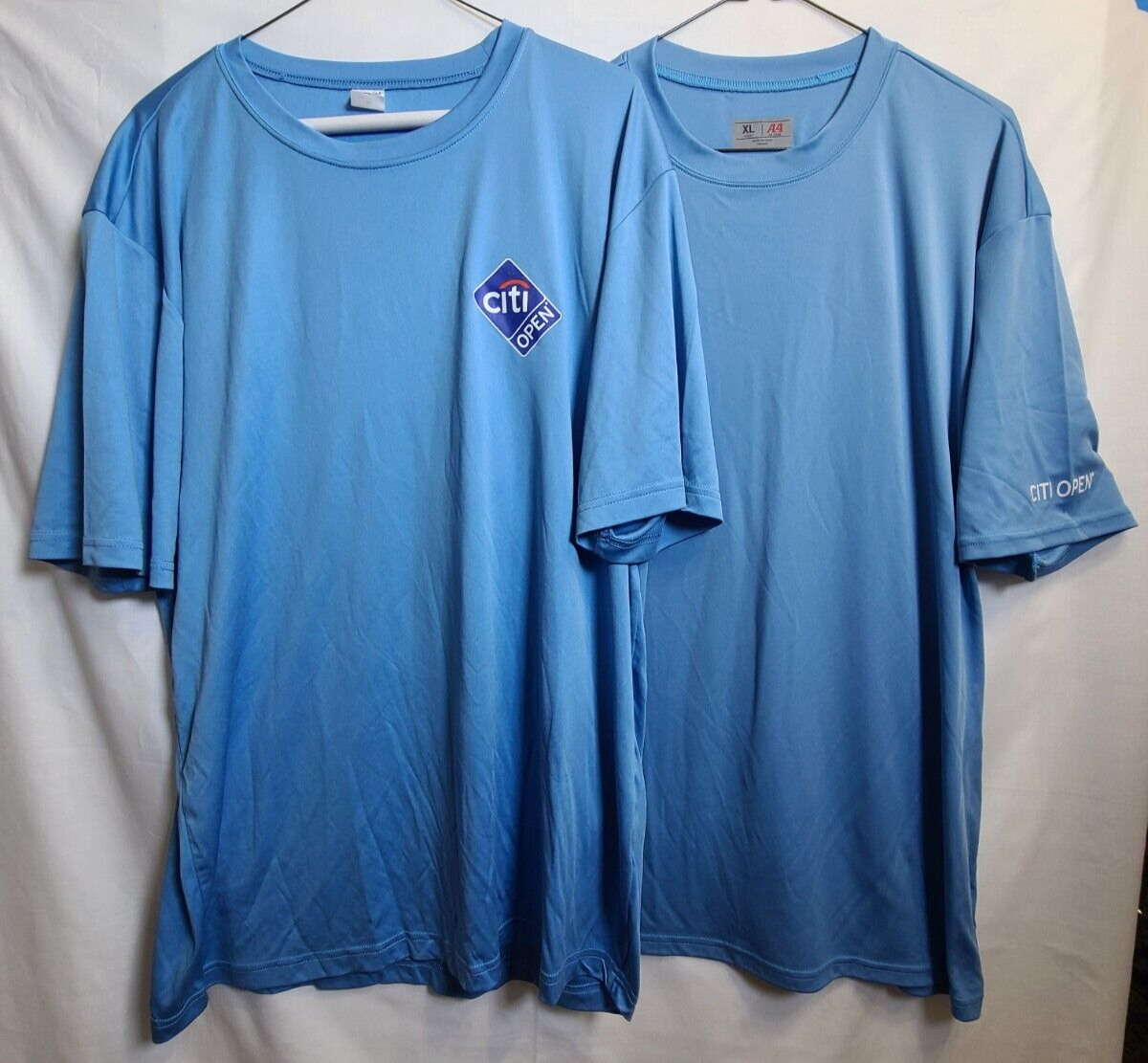 Rare Washington DC Citi Open Tennis Volunteer 2-Shirts Both Size