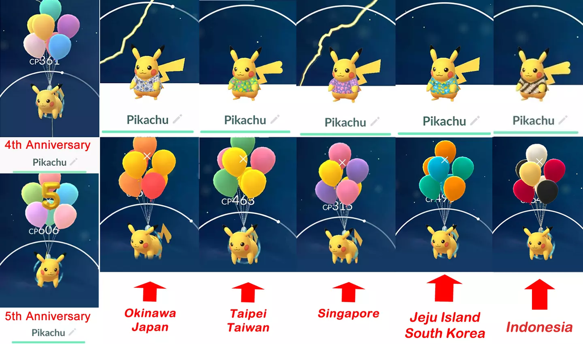 Palloncino in Foil 57 Air Walker Pokémon Pikachu 144 cm