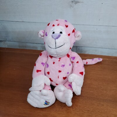 Webkinz Love Monkey NO CoDe Valentine's Plush HM 343 9 in. 