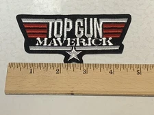 CUSTOM MADE Embroidered Top Gun Maverick Patch Iron on and/or sew on