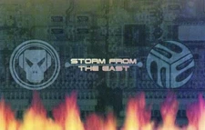 METALHEADZ ~ STORM FROM THE EAST / DRUM 'N' BASS Event Flyer / RARE, NM+ & OOP