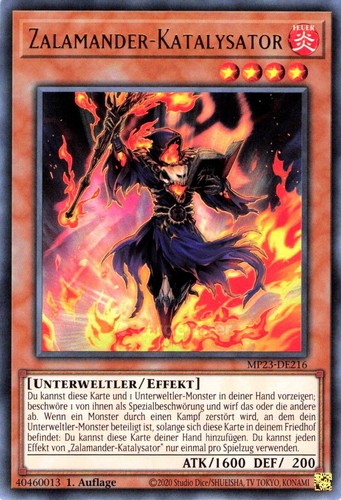 Yu Gi Oh Zalamander-Katalysator Mp23-DE216 Ultra Rare