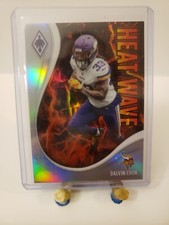 2021 Panini Phoenix Football DALVIN COOK Heat Wave Insert SILVER HOLO Vikings