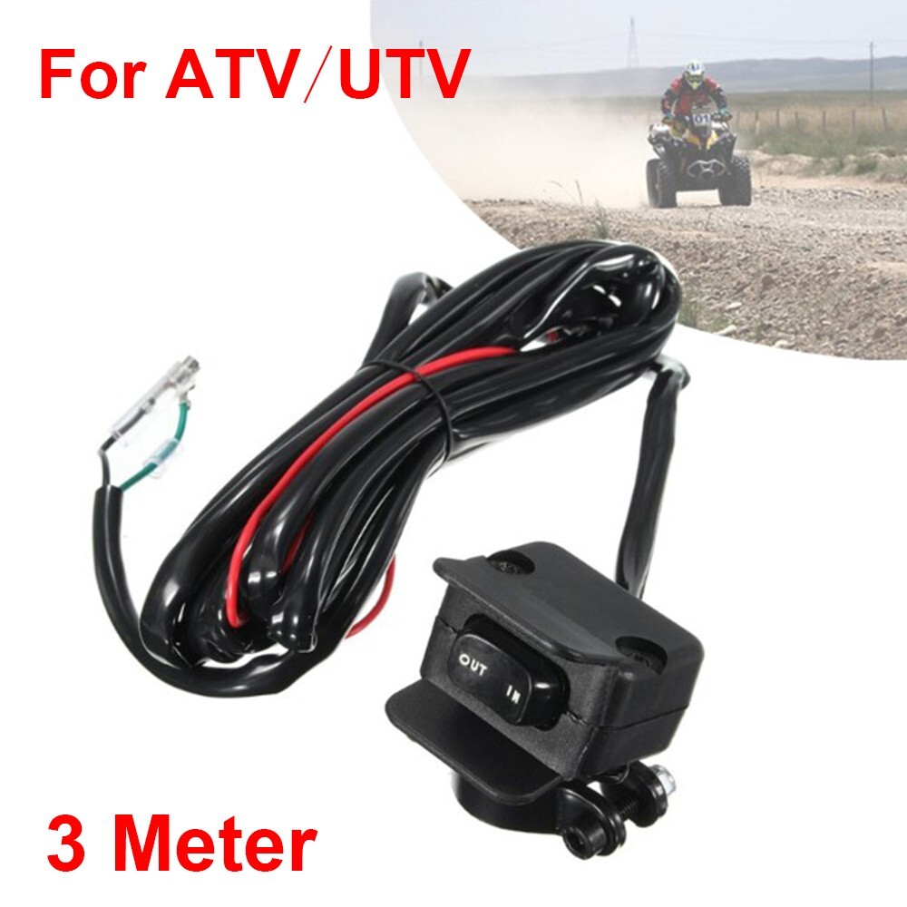 3 Meter Winch Rocker Switch For ATV/UTV Handlebar Control Line Warn ...