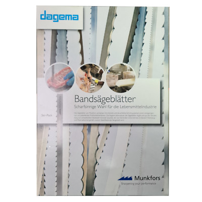 Original Munkfors Bandsägeblätter 1820x16x0,50-4 TPI für Fleisch, 5er Karton NEU