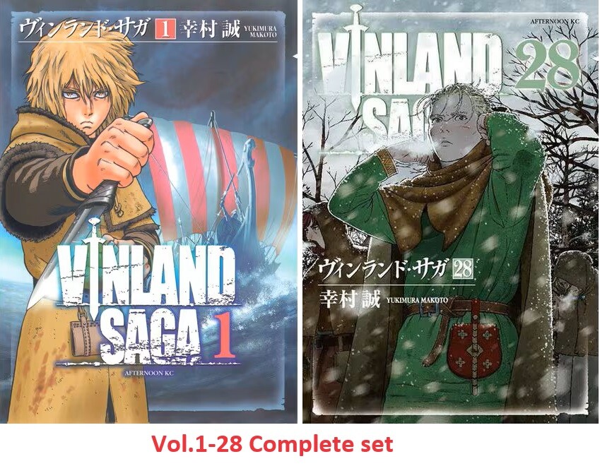 Vinland Saga Comic Manga vol.1-28 Book set Makoto Yukimura Vinland Saga Comic Manga vol.1-28 Book set Makoto Yukimura
