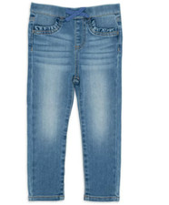 Wonder Nation Toddler Girl Knit Denim Pants with Drawstring Waist NWT Size 5T