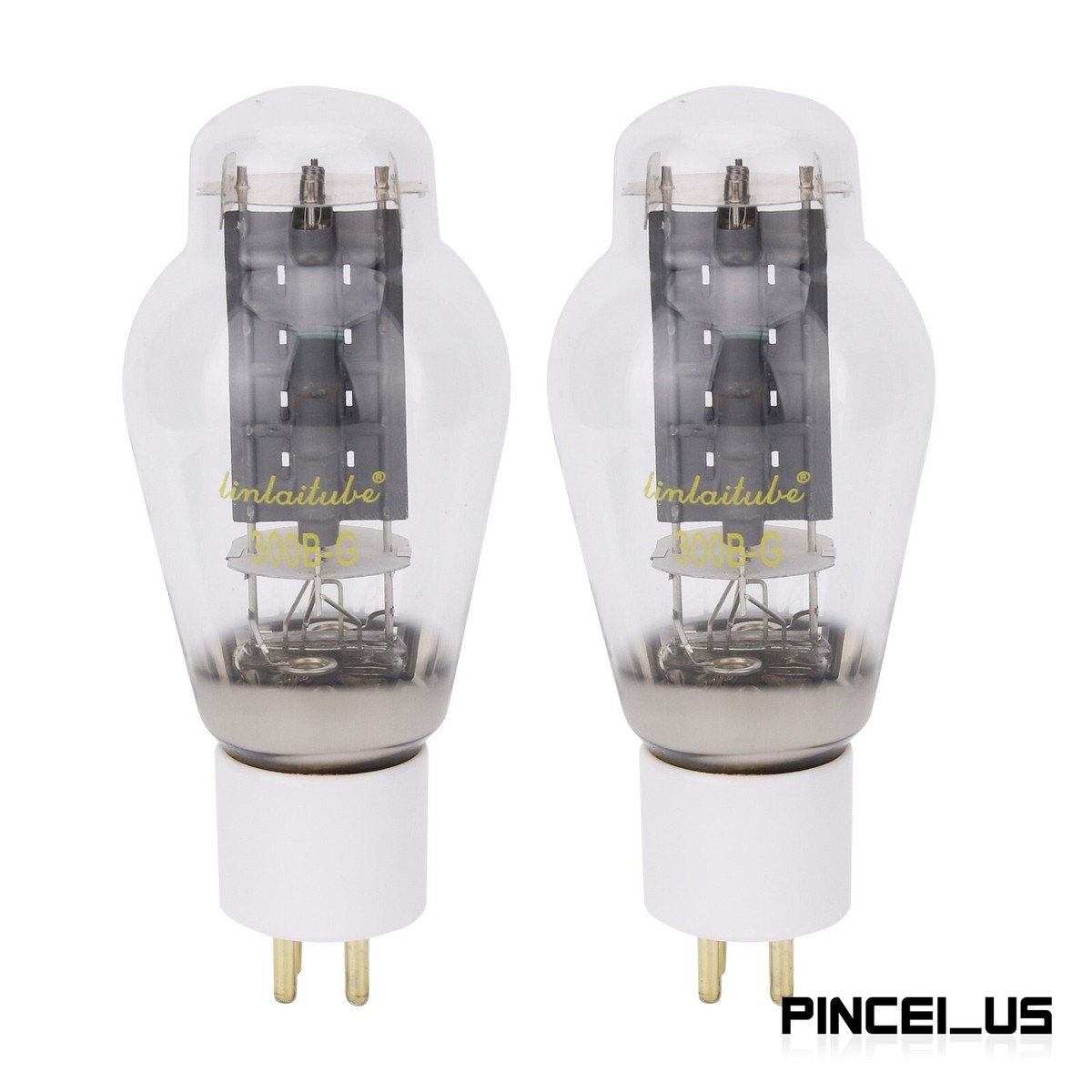 2PCS LINLAITUBE 300B-G Vacuum Tubes Replace Shuguang 300B-98 for
