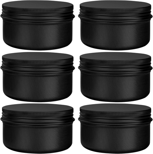 Confezione 6 Lattine Alluminio 4 Oz Contenitori Ermetici Lattine Bulk con Vite - Foto 9 di 12