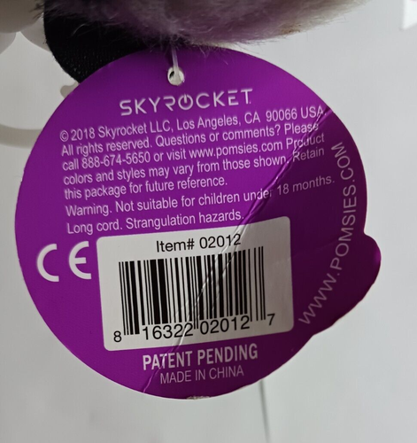Pomsie Poo Series 1 Scout Plush Skyrocket Clip Wrapped Around You New With Tags - Picture 6 of 6