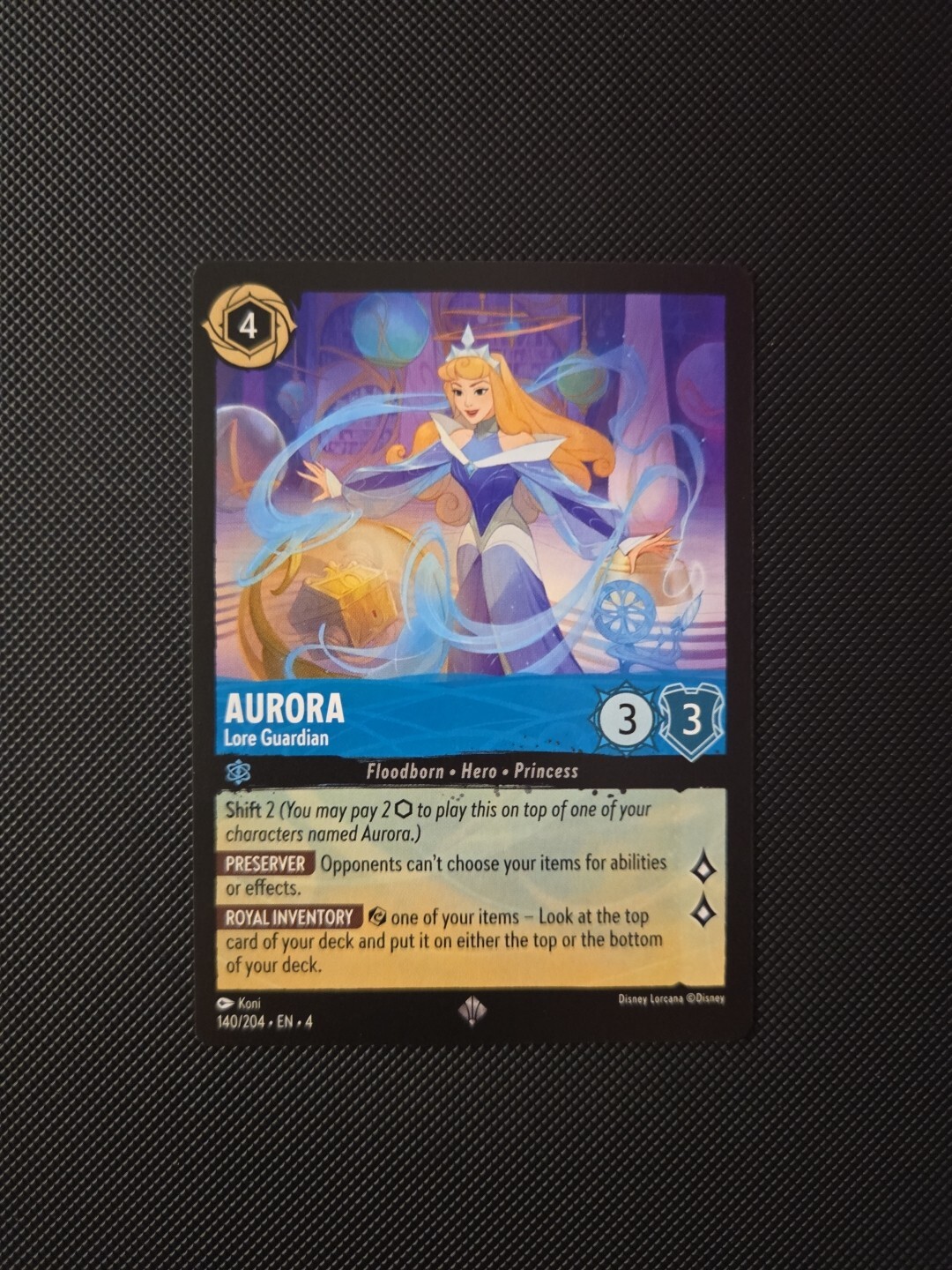 Lorcana - Aurora Lore Guardian 140/204 - Ursula's Return Pack Fresh Mint