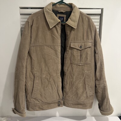 Gap Corduroy Trucker Jacket Men s Medium Light Brown Jun 05