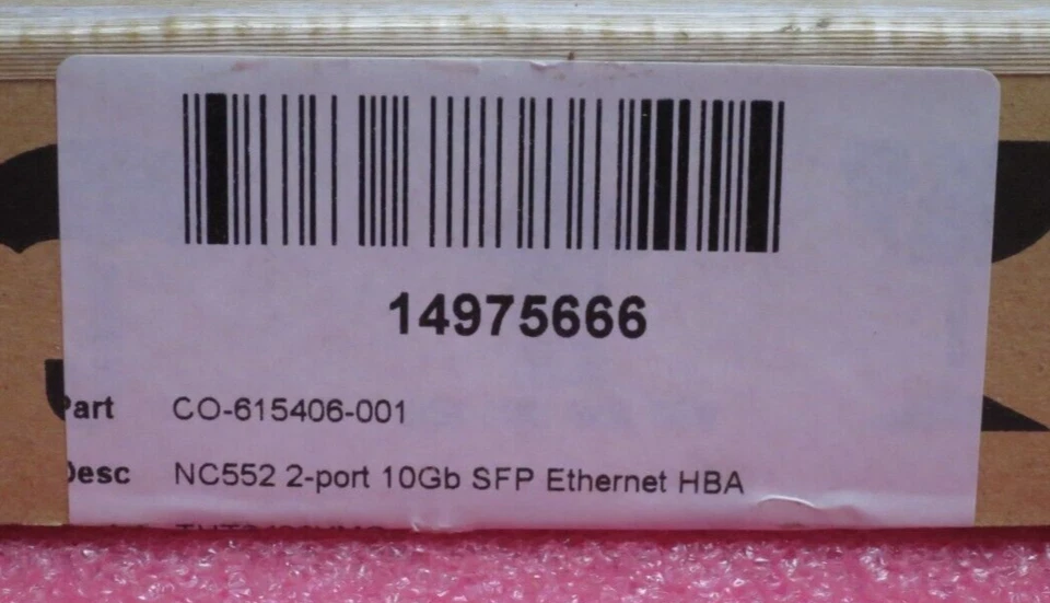 NEW HP NC552SFP 10Gb Dual Port Fibre Channel Network Adapter Card 615406-001 - Image 3 of 4