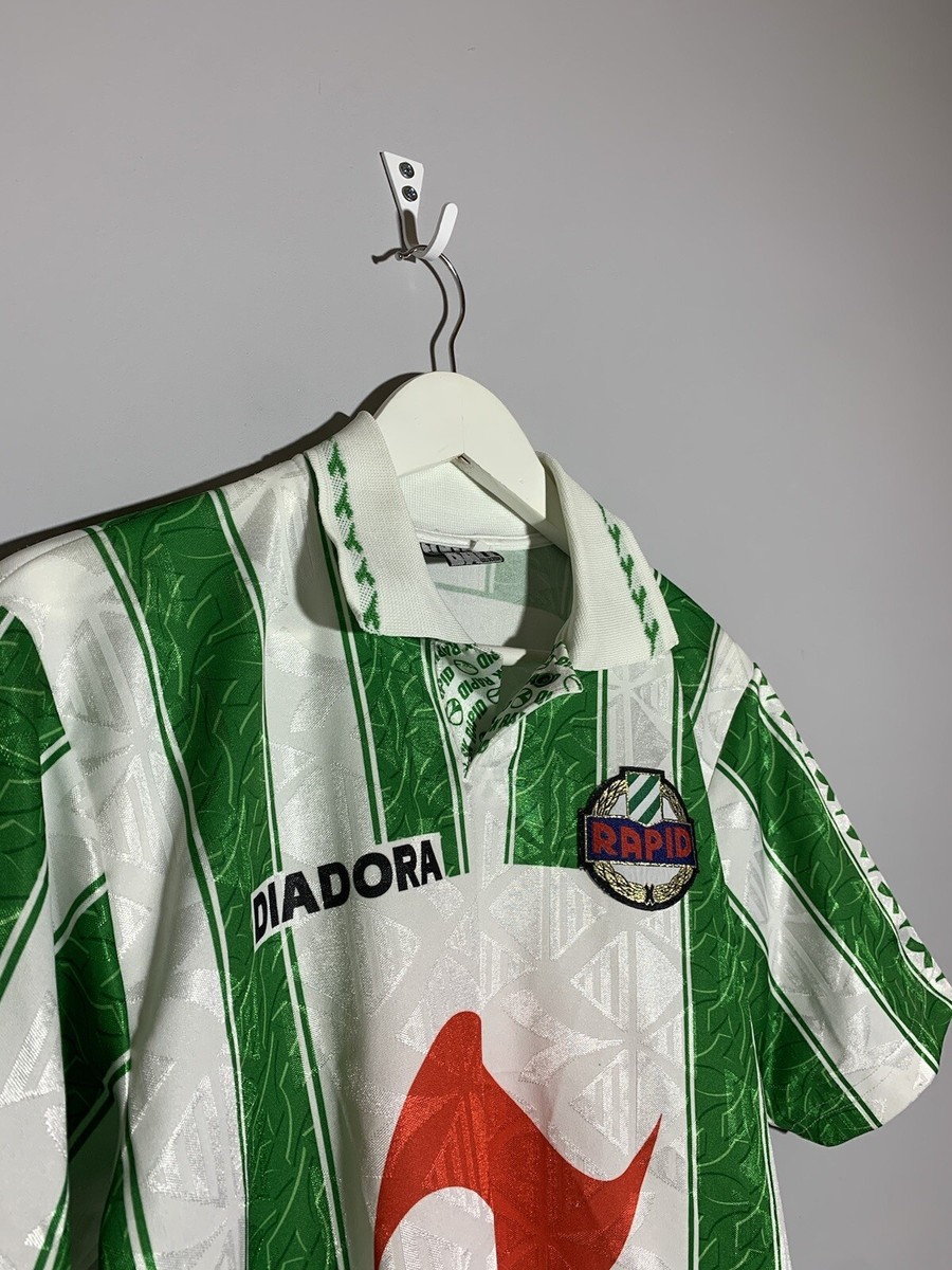 Maillot Domicile SK Rapid Wien 1996-1998 - Diadora N°6 - Taille S - Vintage