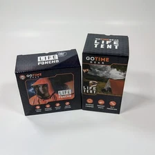 Go Time Gear 2-Person Life Tent with 2 Ponchos Bundle