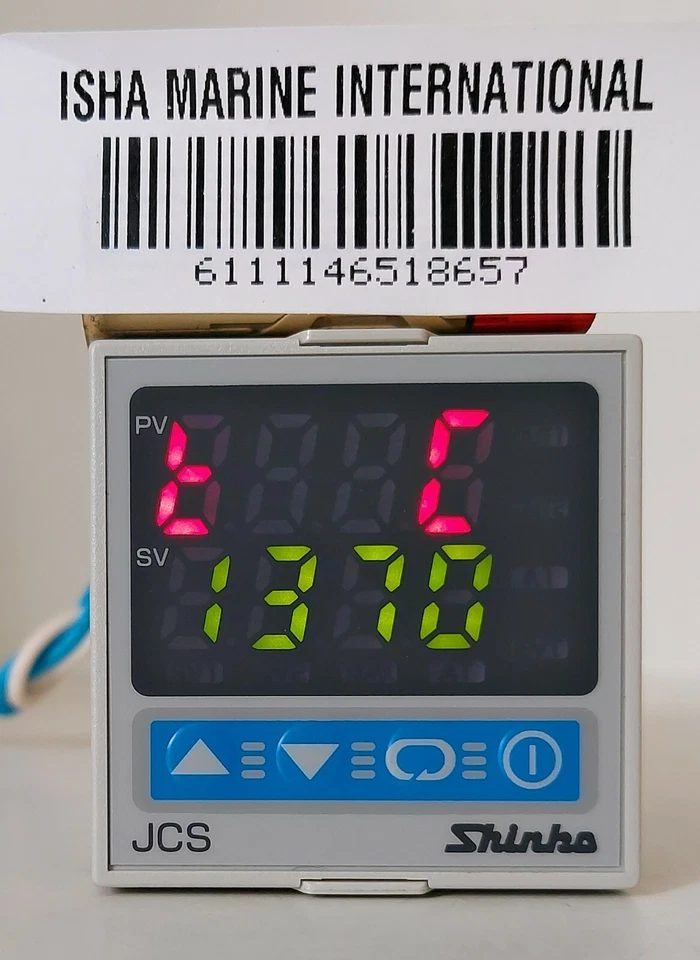 Shinko Jcs Séries 1/16 Din Jcs-33a-s / M Température Processus Contrôleur Blanc - Photo 3/4