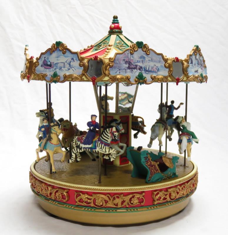 Vintage Mr. Christmas Musical Holiday Around The Carousel Vintage Mr. Christmas Musical Holiday Around The Carousel