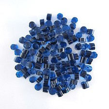 Deep Aqua Transparent Dots D5333-96 COE 96 Glacial Art Glass Fusing Supplies