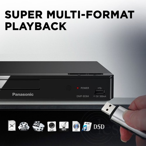 Blu-Ray DVD Player Blue Ray Disc Full HD Multi Format USB HDMI Dolby Player New - Picture 5 of 9