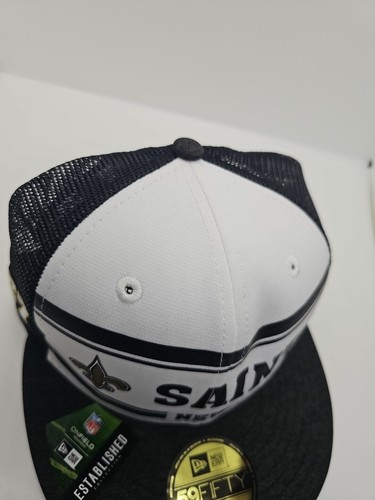 59Fifty New Era New Orleans Saints Mesh Snap Back Fitted 7 5/8 Trucker - Picture 3 of 7