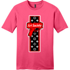 NEW Art Society SUPER DRIP Tee Shirt NEON PINK SMALL-4XLARGE MADE IN USA LIMITED