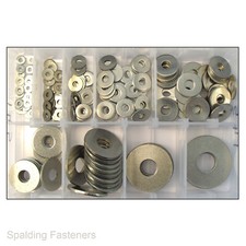 Assorted A2 Stainless Steel Large Flat Wide Washers (Form G) M3 - M16