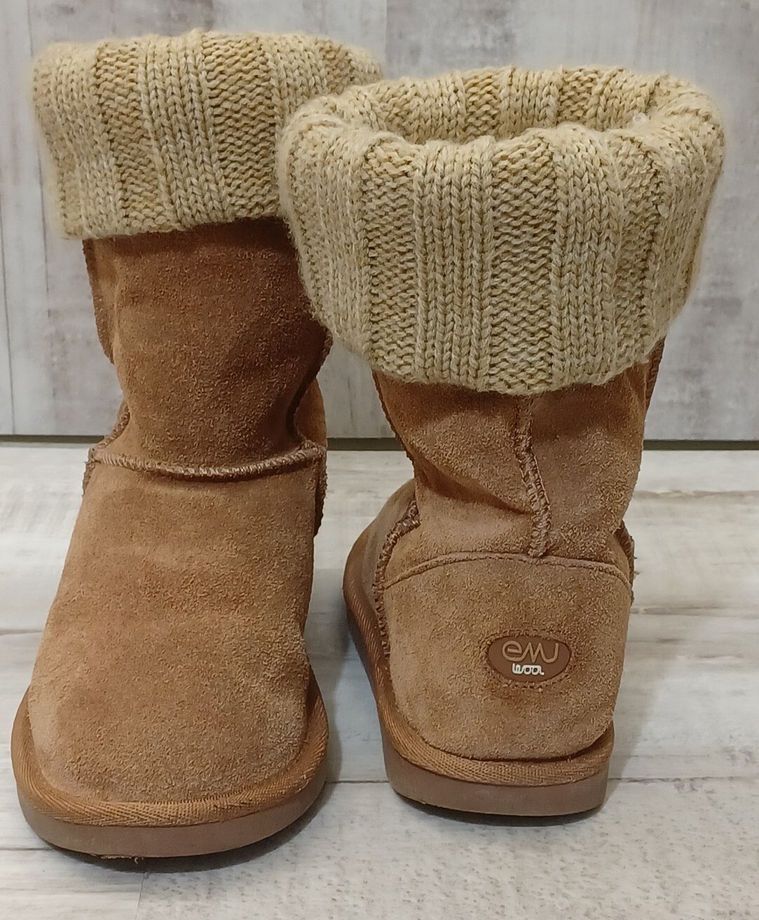 Emu Australia Suede Brown Leather Boots 