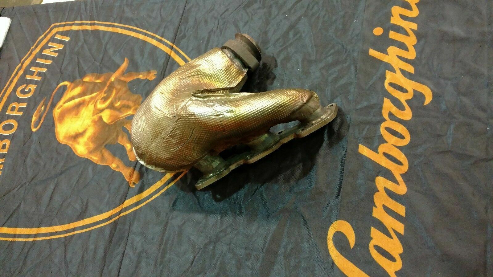 LAMBORGHINI DIABLO PASSENGER RIGHT SIDE EXHAUST MANIFOLD OEM 004435456CB 