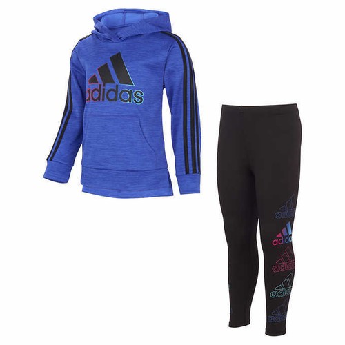 NWT Toddler Girl's Adidas 2 Piece Blue 