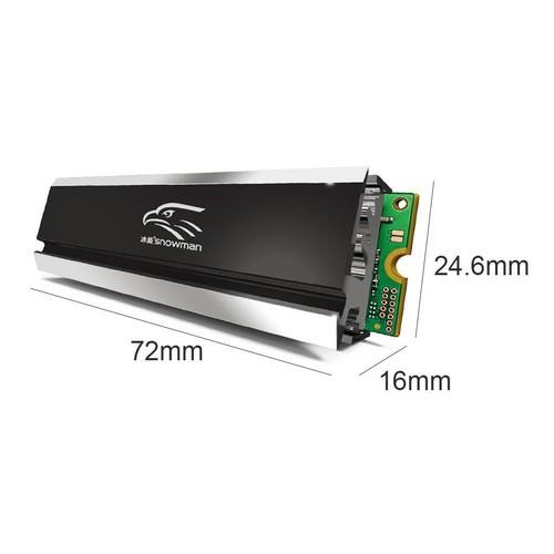 M.2 2280 SSD Heat Sink Cooler Thermal Pad Solid State Hard Disk Radiator UK - Bild 4 von 4