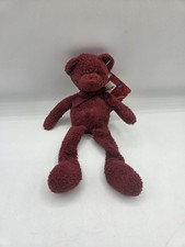 Russ Luv Pets Tibbie Burgandy Bear 7  Discontinued Rare