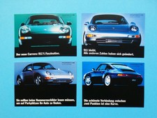 Cartolina / 4 pezzi cartoline - Porsche 911 (933) - Carrera