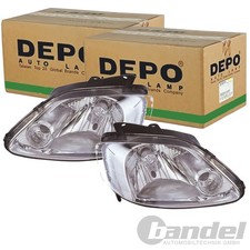 2x DEPO H4 SCHEINWERFER SATZ passend für VW FOX LINKS+RECHTS