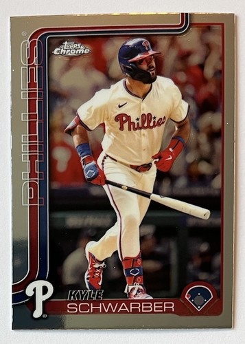 2025 Topps Chrome / Base / Kyle Schwarber #31 Potential MVP Buyback Phillies