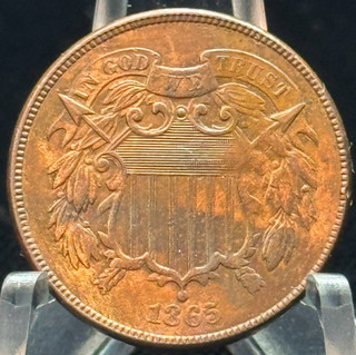 1865 United States Two Cents Coin