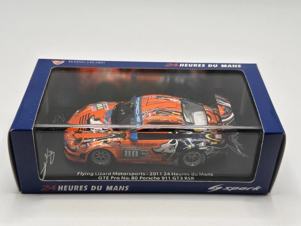 Spark 1/43 Porsche 911 GTE Pro 2011 #80 Flying Lizard S3419S - Immagine 2 di 4