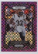 2023 Panini Prizm Purple Power Prizm 28/49 Trayveon Williams #59 1o4i
