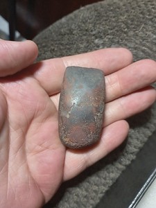 Authentic Ohio Miniature Hematite Celt Indian Arrowhead Artifact