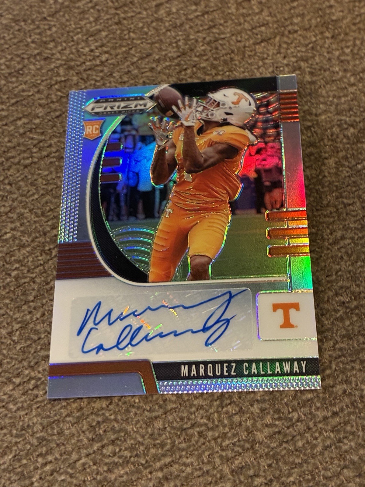 2020 Prizm Draft Picks Silver Rookie Auto Marquez Callaway #266 Volunteers