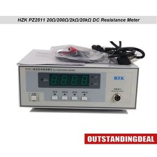 HZK PZ2511 20Ω/200Ω/2kΩ/20kΩ Misuratore di resistenza DC Misuratore di milliohm ad alta precisione *