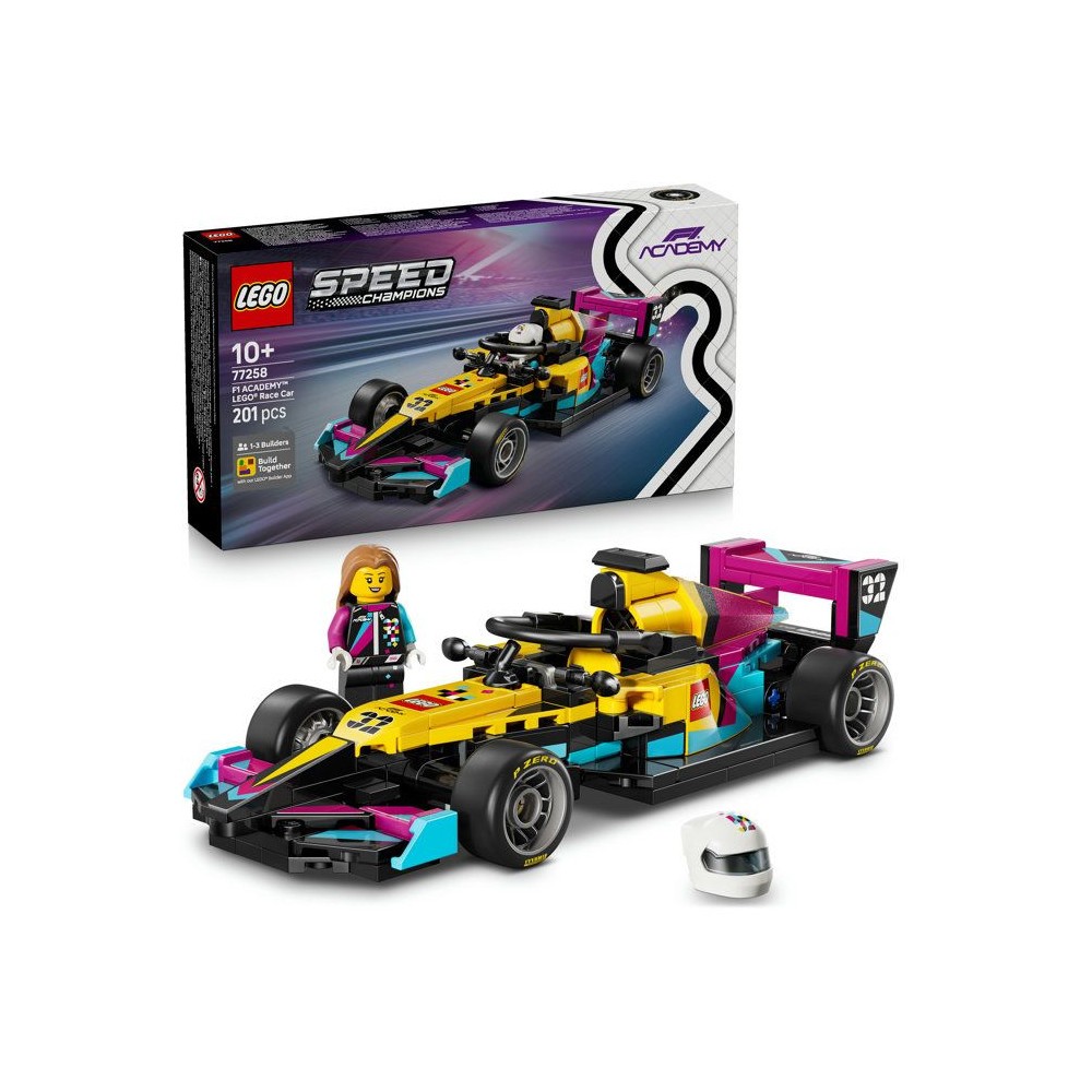 Voiture de Course F1 ACADEMY LEGO avec briques aérodynamiques à construire