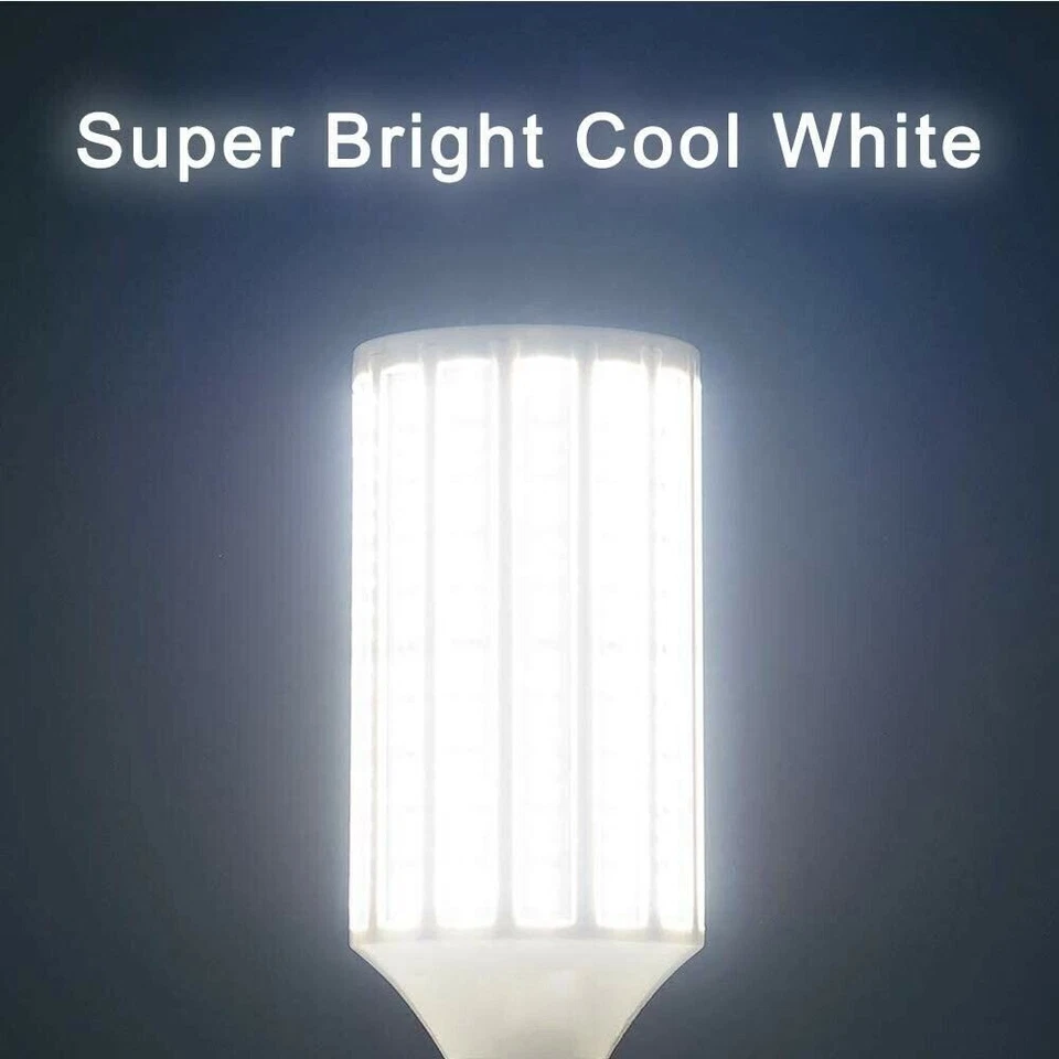500W Eq LED Corn Light Bulb 6000K 60W White E26/E27 for Garage Warehouse - Image 3 of 4